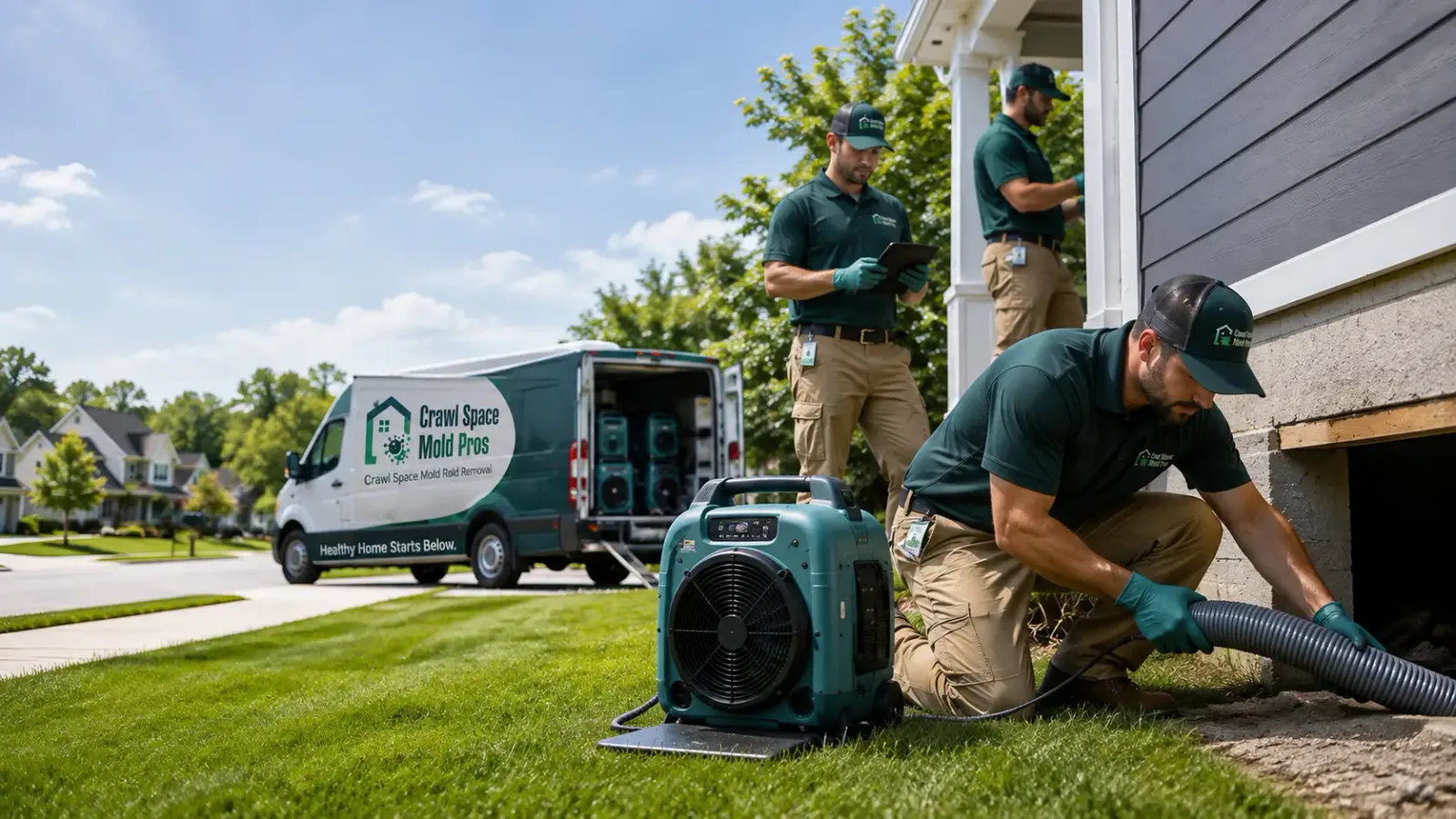 Crawl Space Mold Removal in Petersburg, NE